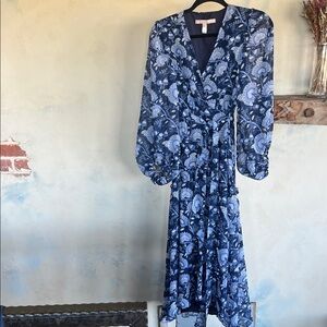 Anthropologie Hutch Geo Wrap Dress